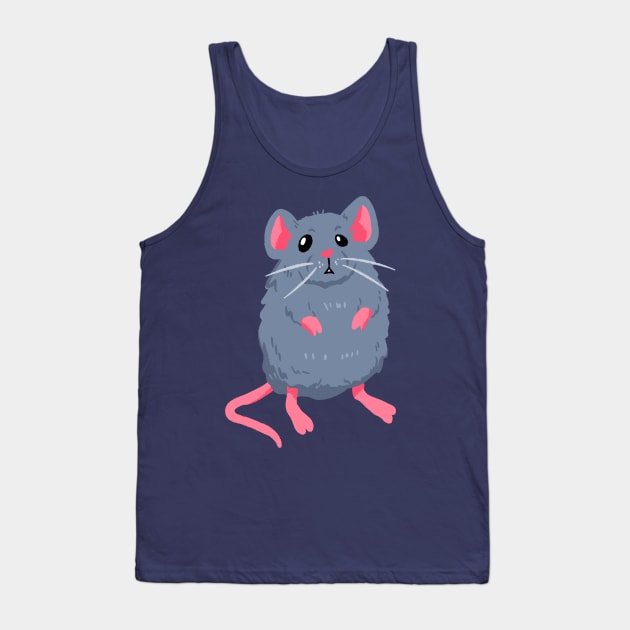 Cute Mouse Tank Top by Irkhamsterstock